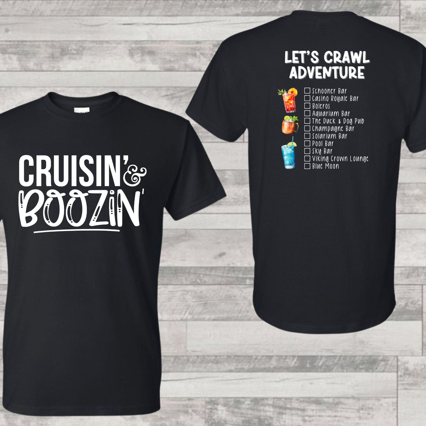 Adventure Bar Crawl Shirt | Cruise Shirt | Vacation Shirt