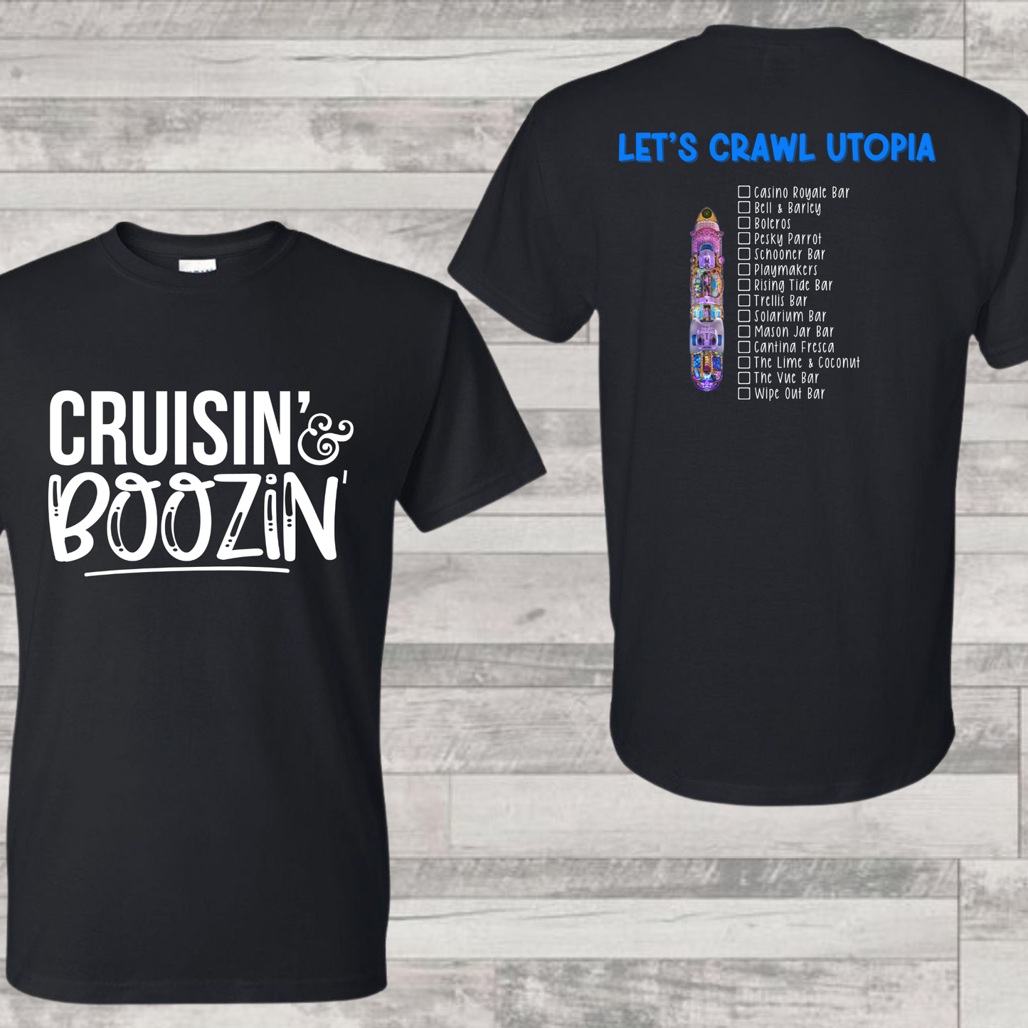 Utopia Bar Crawl Shirt | Cruise Shirt | Vacation Shirt