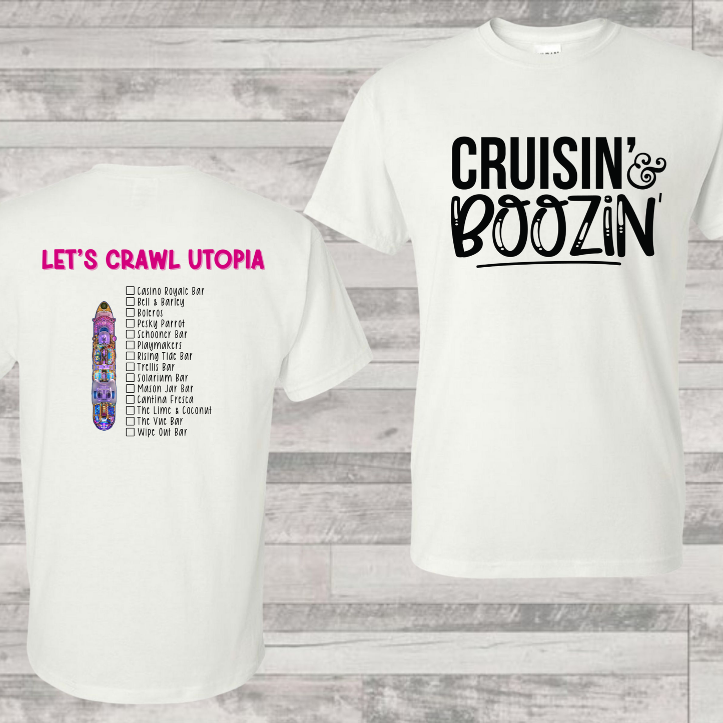 Utopia Bar Crawl Shirt | Cruise Shirt | Vacation Shirt