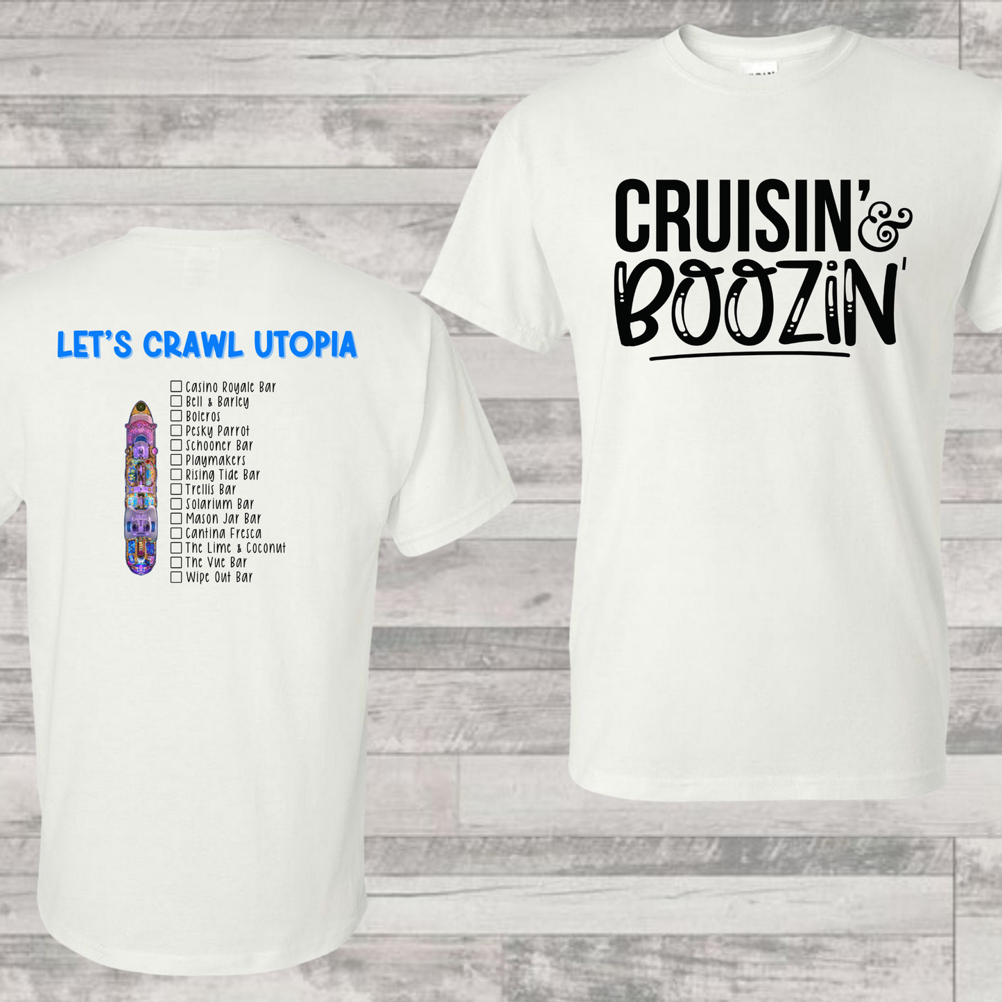 Utopia Bar Crawl Shirt | Cruise Shirt | Vacation Shirt