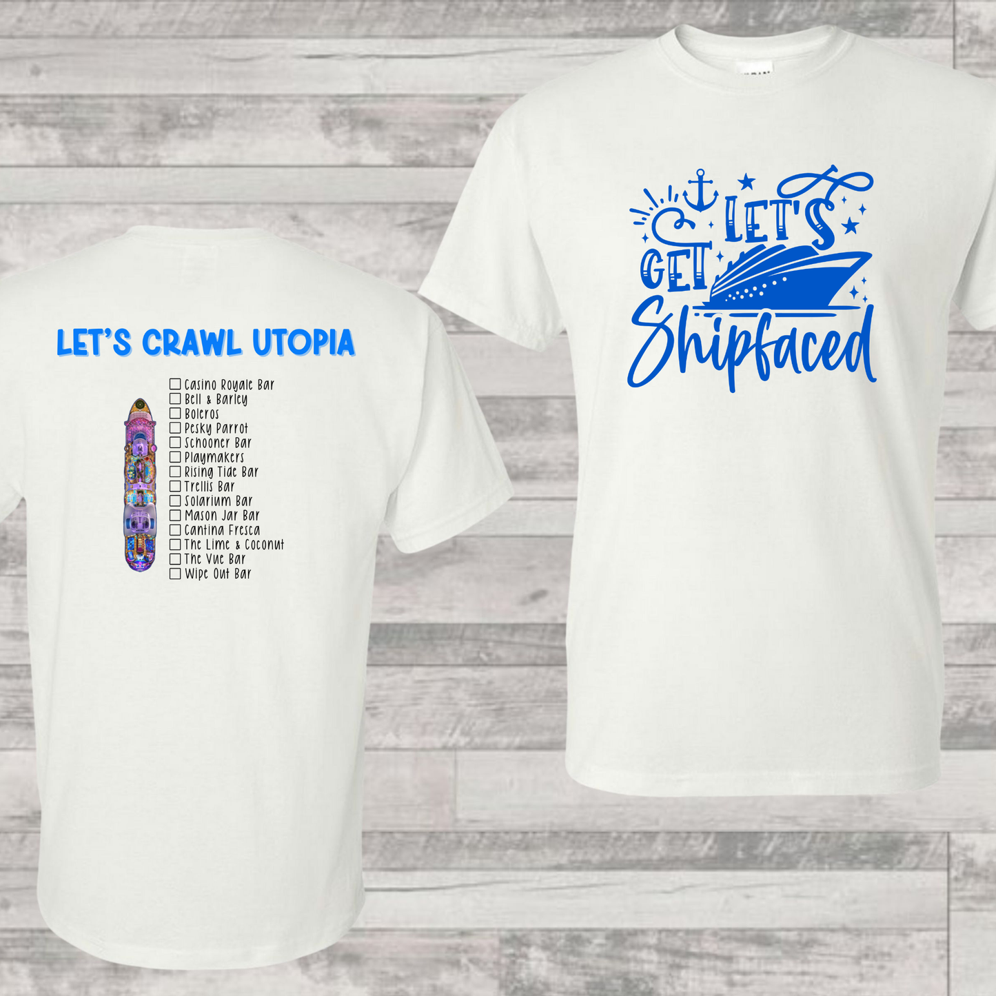 Utopia Bar Crawl Shirt | Cruise Shirt | Vacation Shirt