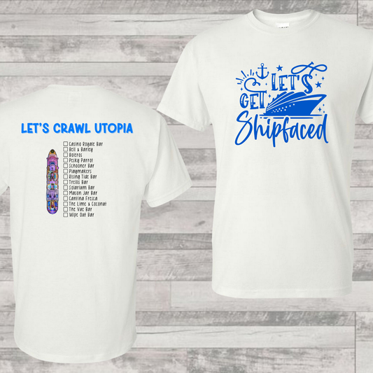 Utopia Bar Crawl Shirt | Cruise Shirt | Vacation Shirt