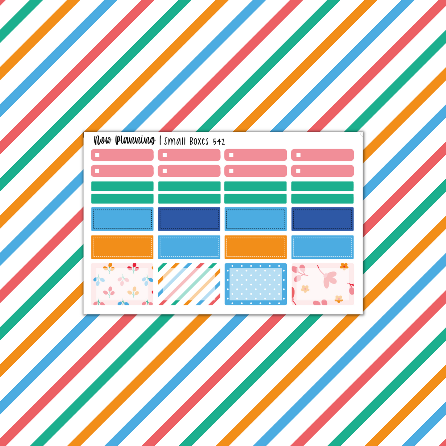 Spring Weekly Planner Kit 542 | Planner Stickers | Vertical Weekly Planner Kit