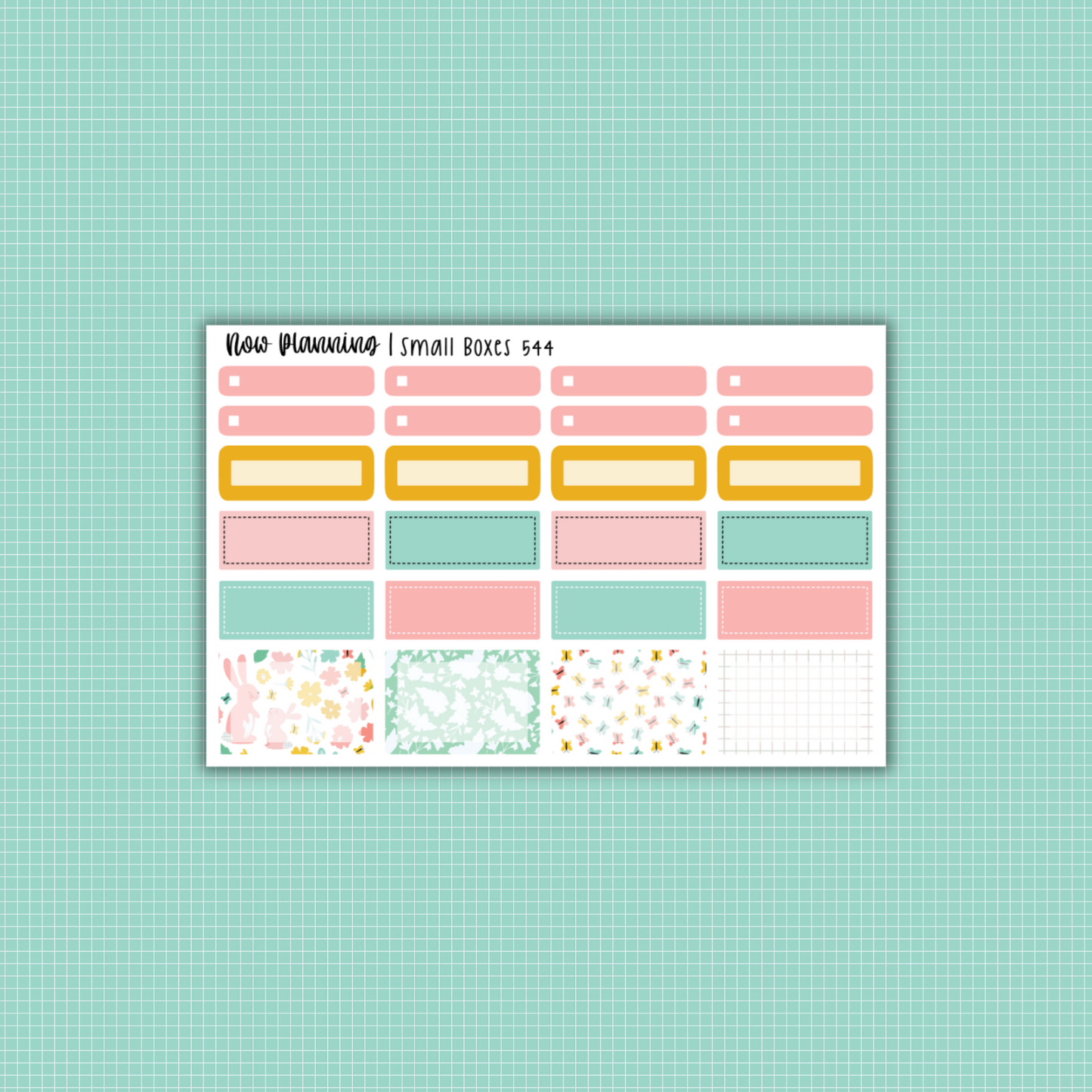 Easter Blossom Weekly Planner Kit 544 | Easter Planner Stickers | Vertical Weekly Planner Kit