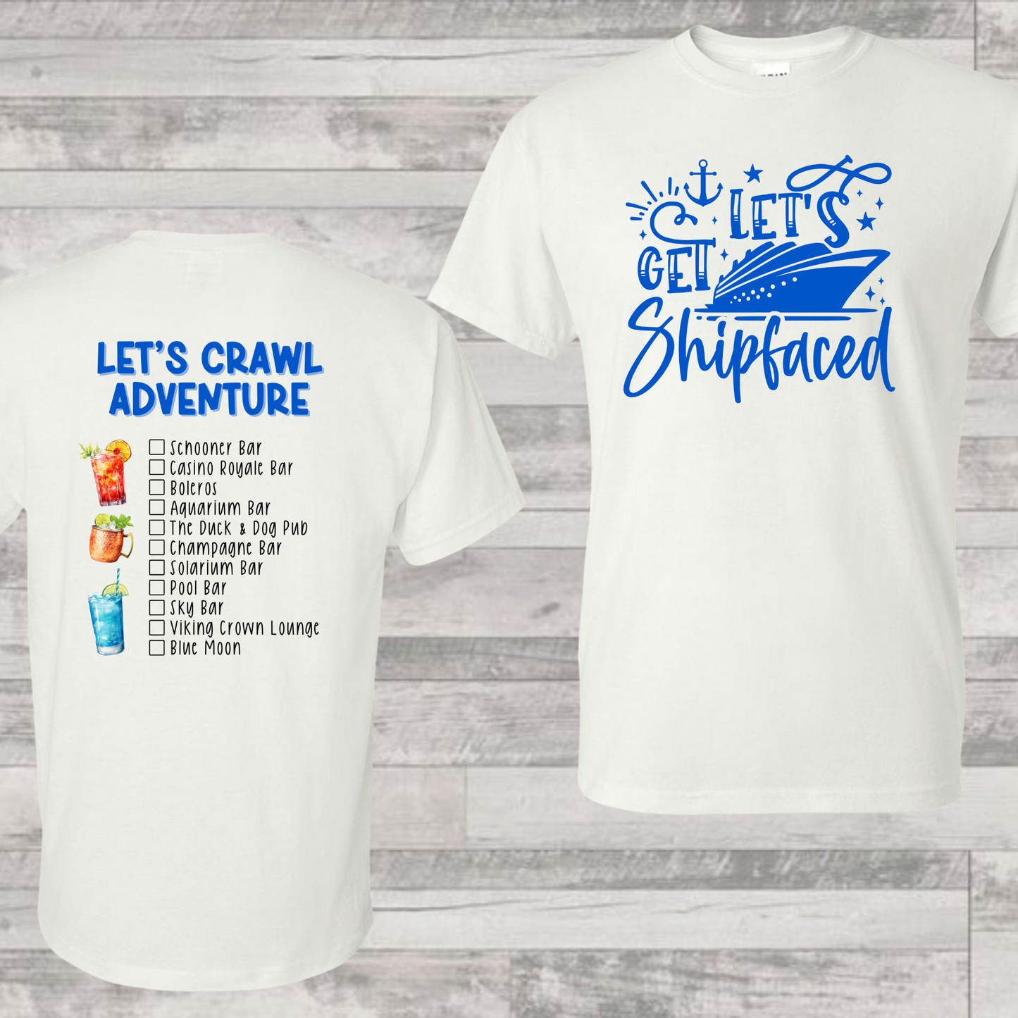 Adventure Bar Crawl Shirt | Cruise Shirt | Vacation Shirt