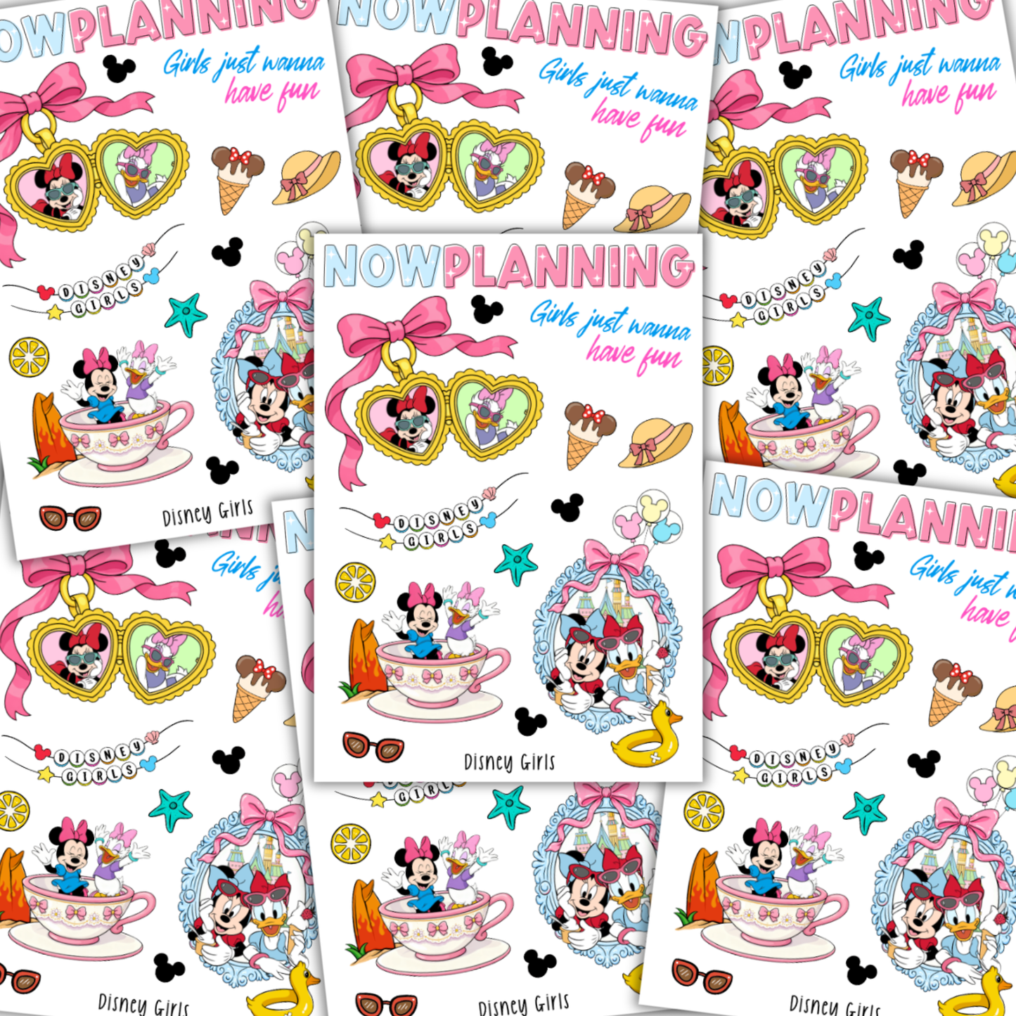 Disney Girls Sticker Sheet |  Disney Stickers |  Journal Stickers, Planner Stickers, Scrapbook Stickers