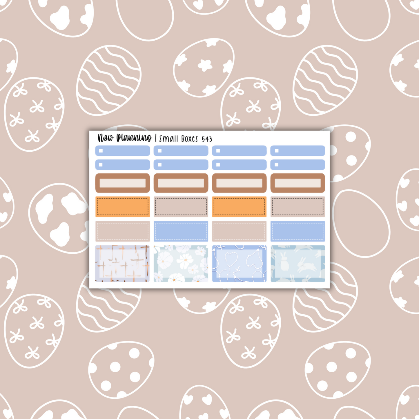 Easter Blessing Weekly Planner Kit 543 | Easter Planner Stickers | Vertical Weekly Planner Kit