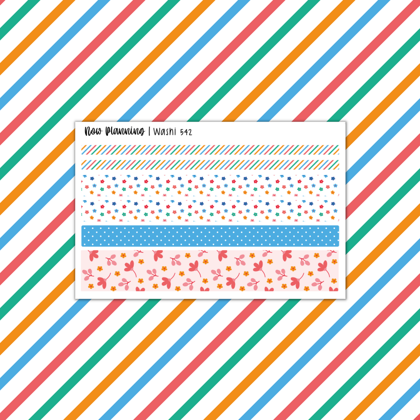 Spring Weekly Planner Kit 542 | Planner Stickers | Vertical Weekly Planner Kit