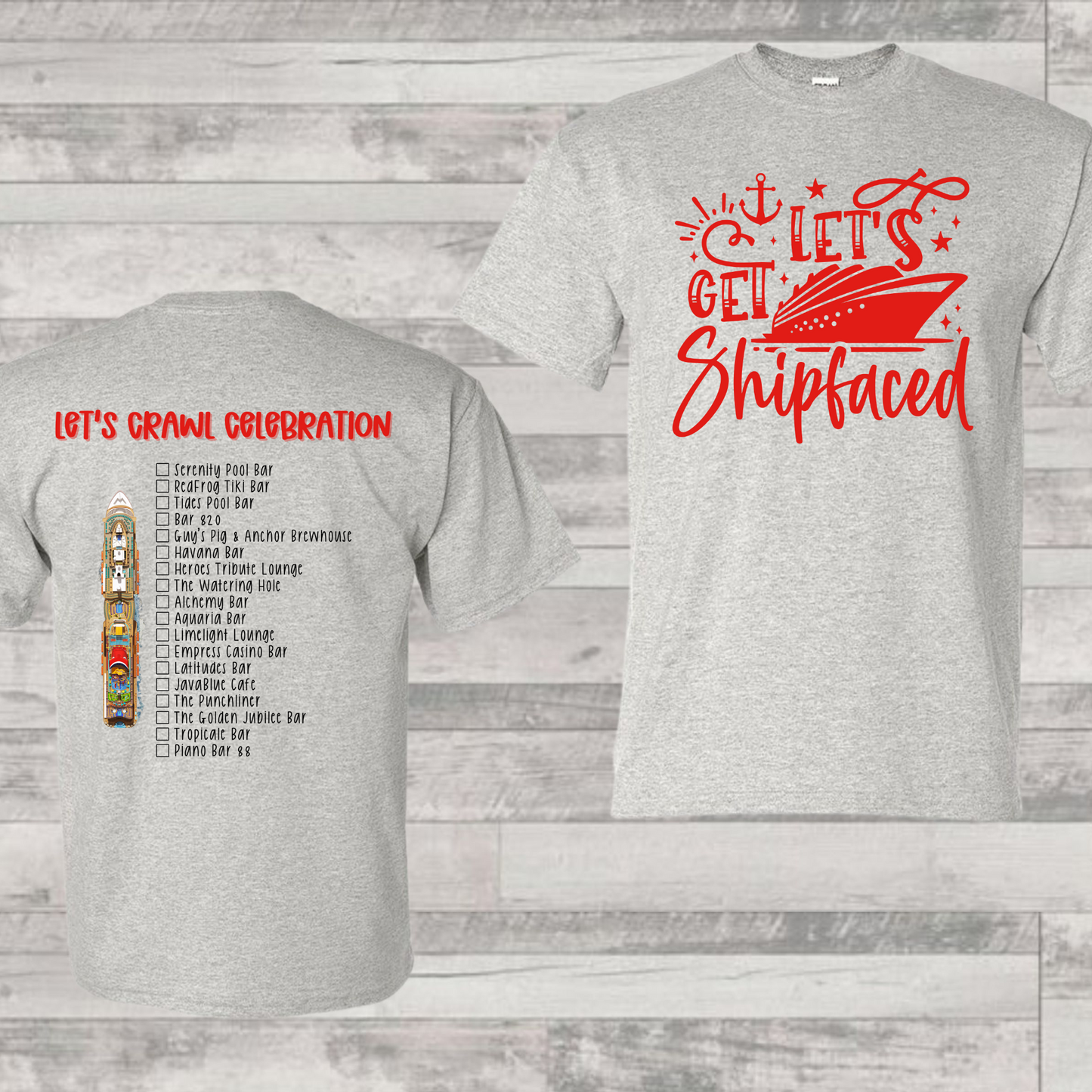 Celebration Bar Crawl Shirt | Cruise Shirt | Vacation Shirt