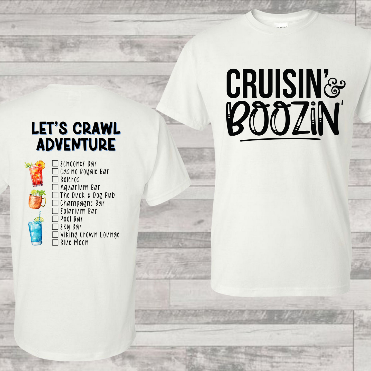 Adventure Bar Crawl Shirt | Cruise Shirt | Vacation Shirt