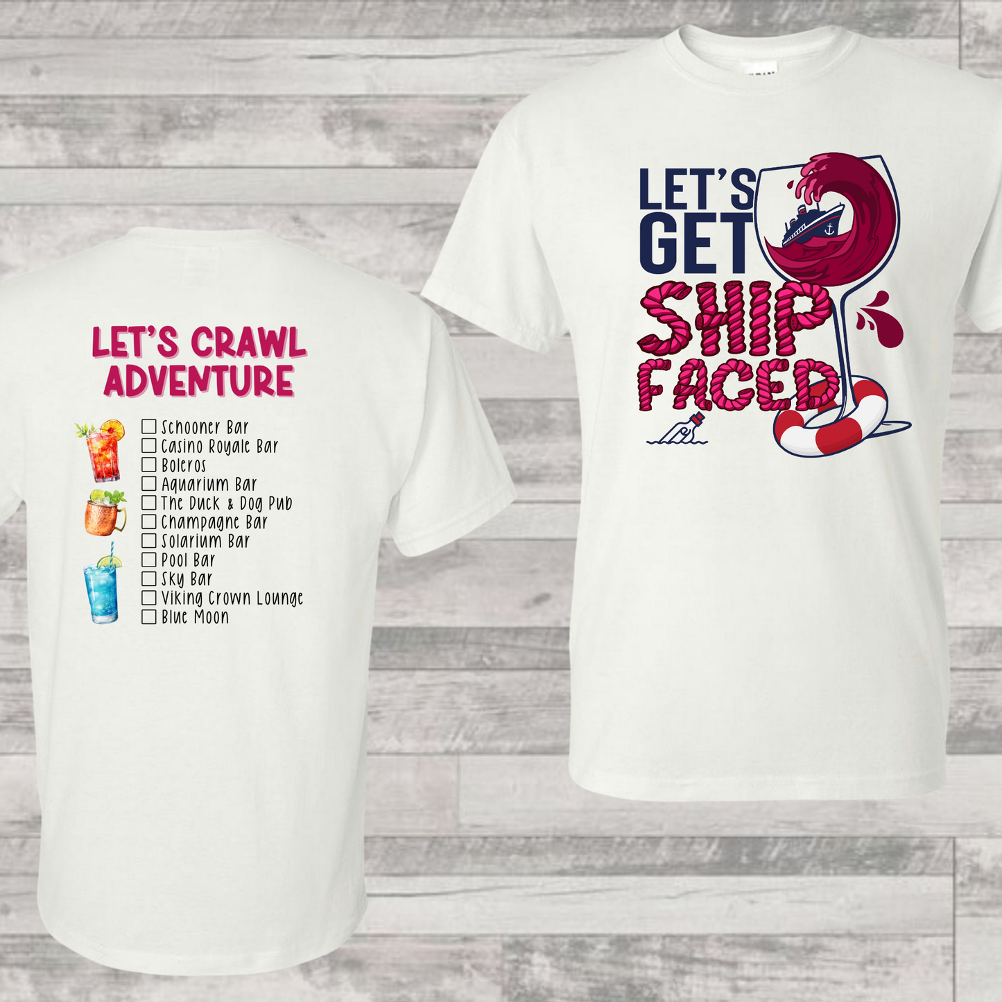 Adventure Bar Crawl Shirt | Cruise Shirt | Vacation Shirt
