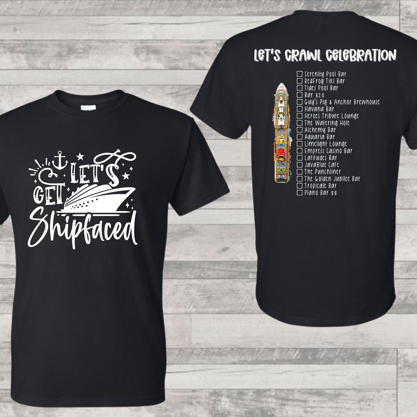 Celebration Bar Crawl Shirt | Cruise Shirt | Vacation Shirt