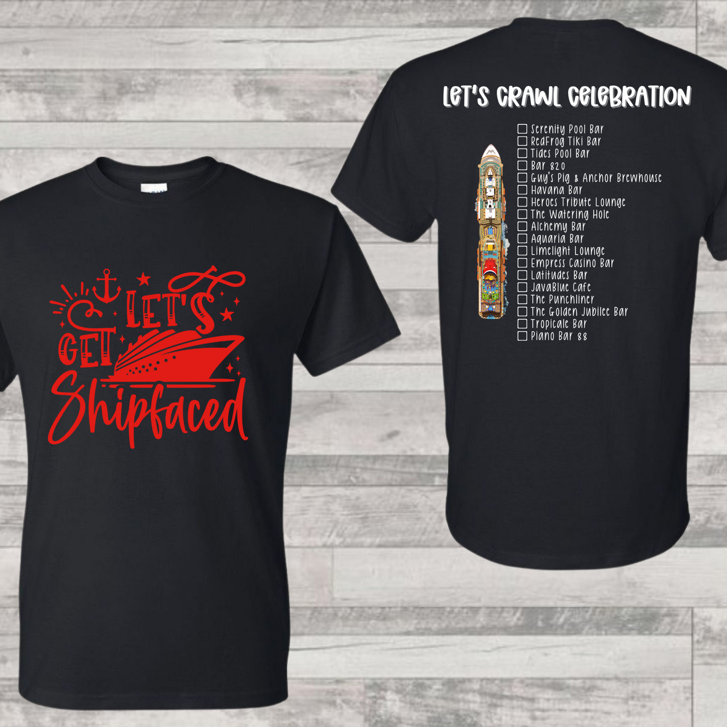 Celebration Bar Crawl Shirt | Cruise Shirt | Vacation Shirt