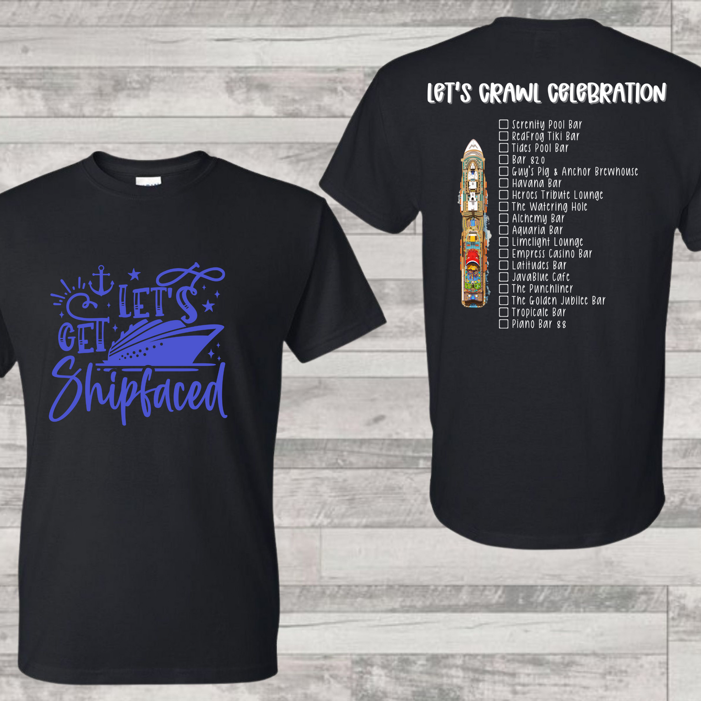 Celebration Bar Crawl Shirt | Cruise Shirt | Vacation Shirt