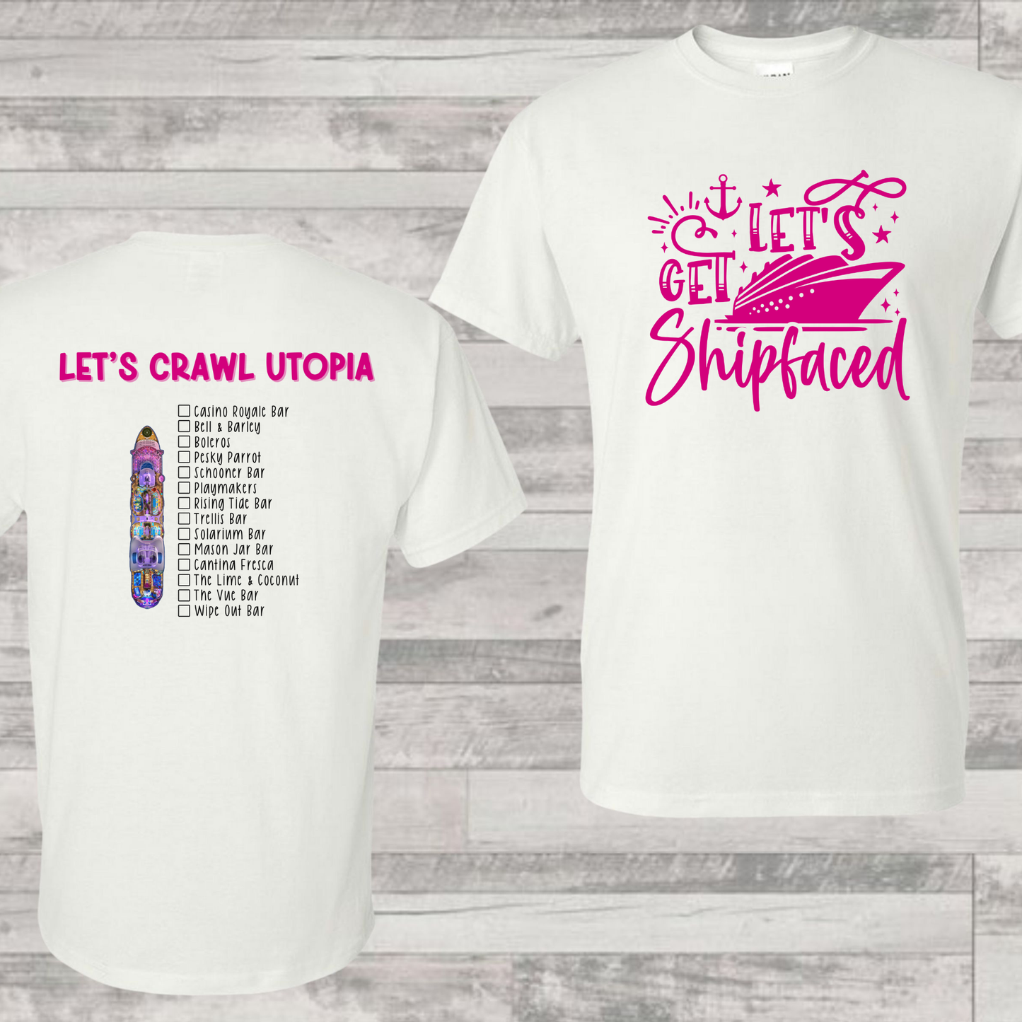 Utopia Bar Crawl Shirt | Cruise Shirt | Vacation Shirt