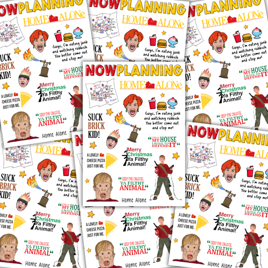Home Alone Sticker Sheet |  Christmas Stickers | Journal Stickers, Planner Stickers, Scrapbook Stickers