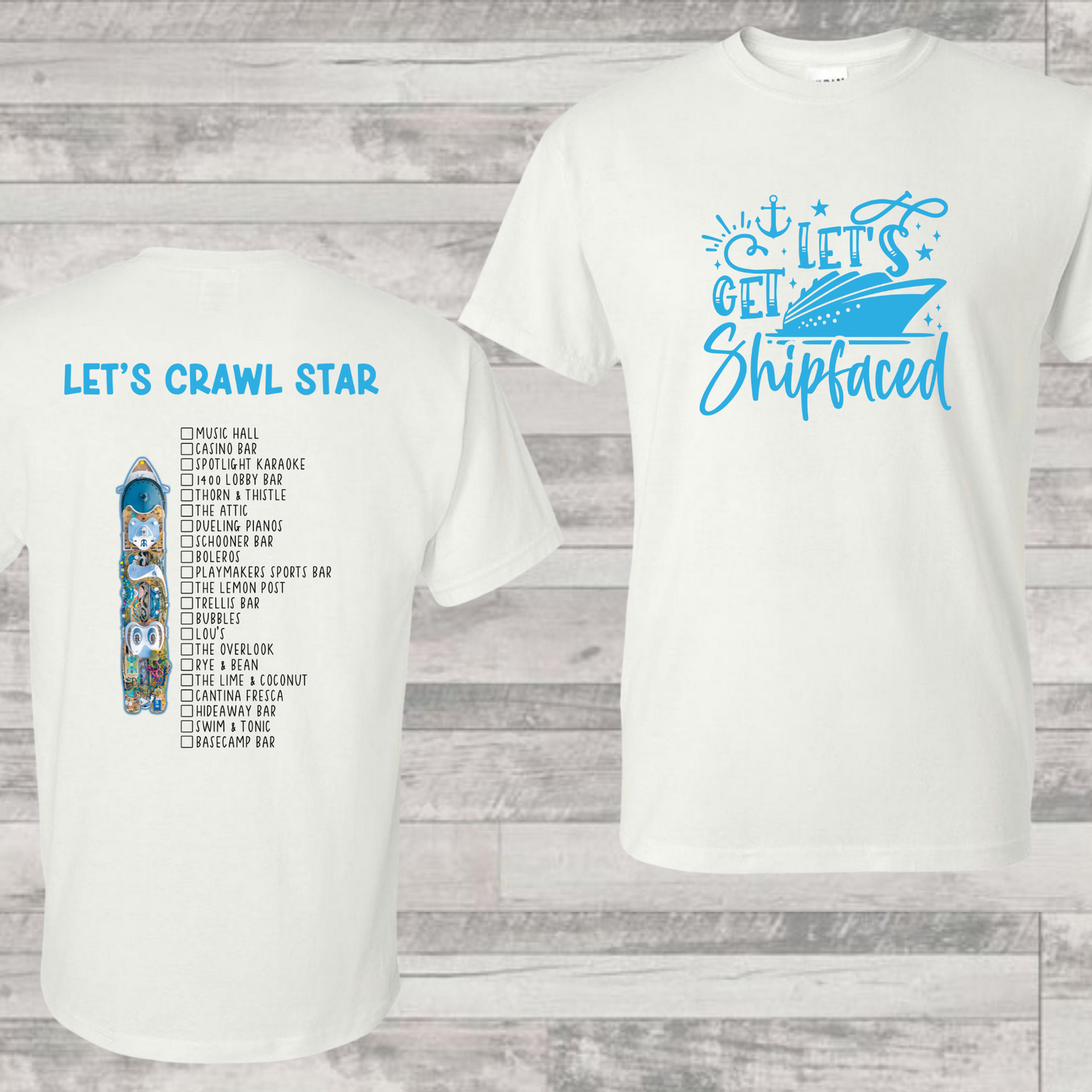 Star Bar Crawl Shirt | Cruise Shirt | Vacation Shirt