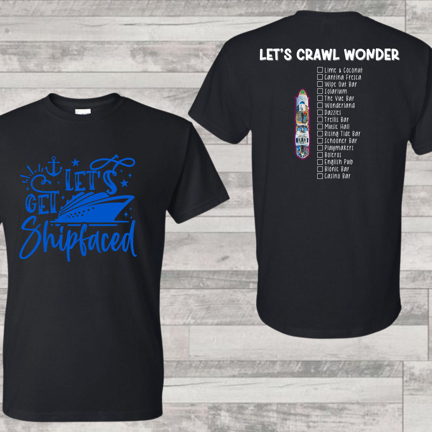 Wonder Bar Crawl Shirt | Cruise Shirt | Vacation Shirt