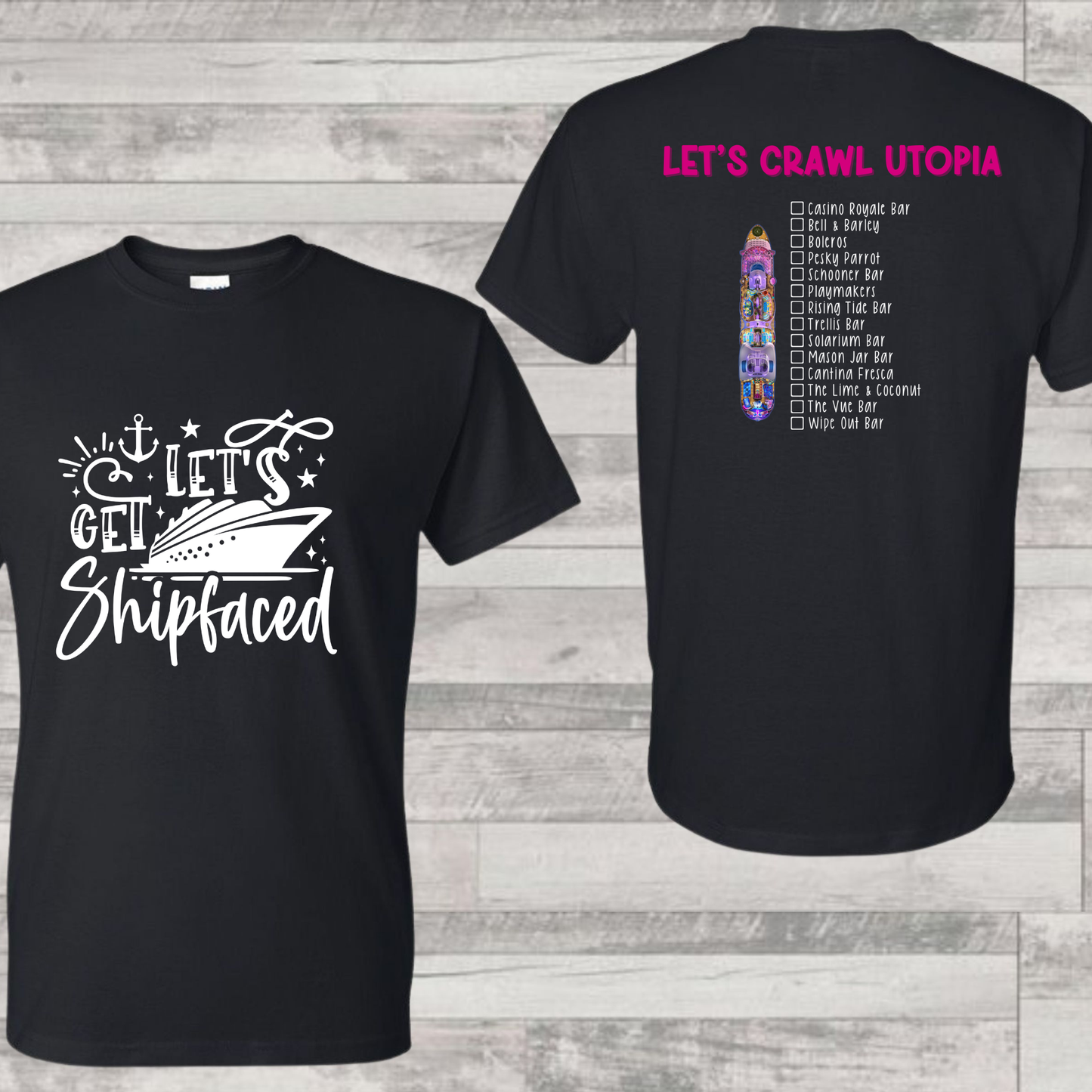 Utopia Bar Crawl Shirt | Cruise Shirt | Vacation Shirt