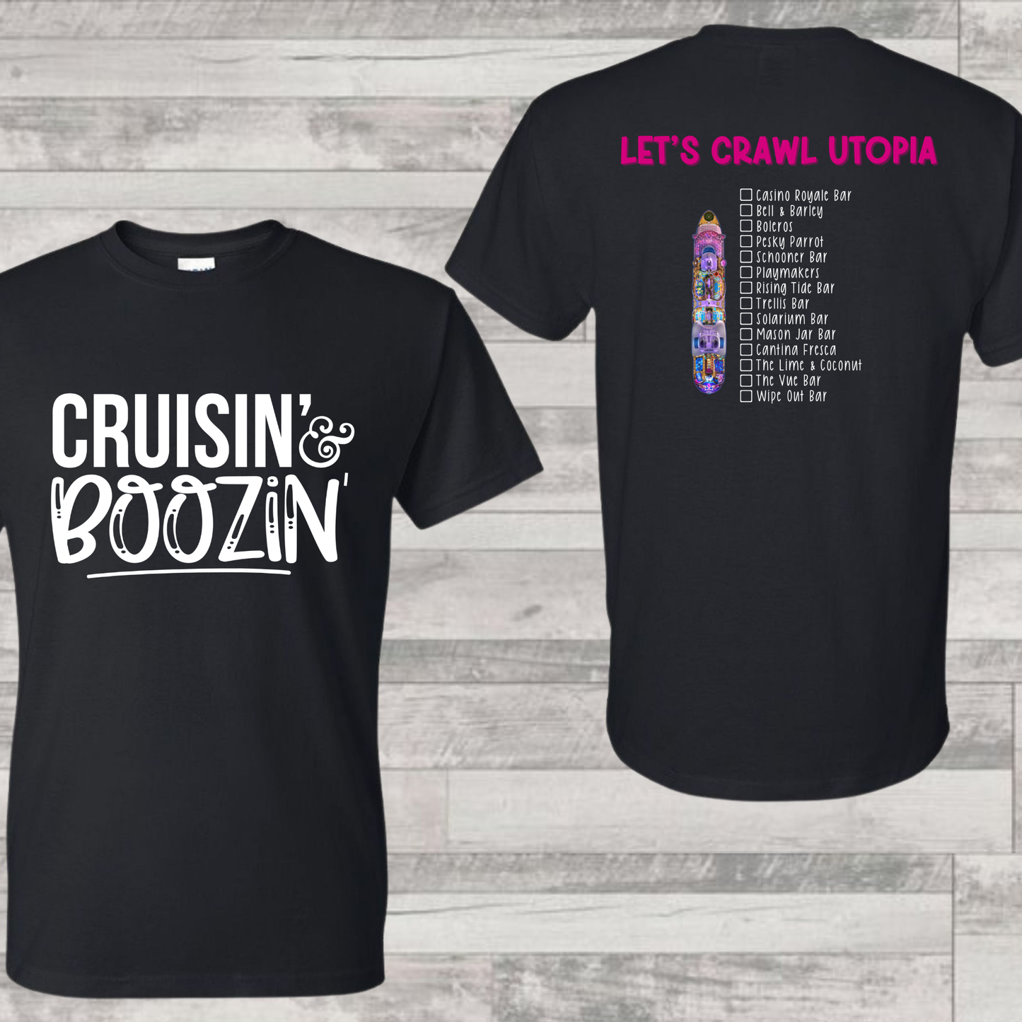 Utopia Bar Crawl Shirt | Cruise Shirt | Vacation Shirt